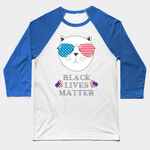 Black lives matter Baseball T-Shirt by MeKong